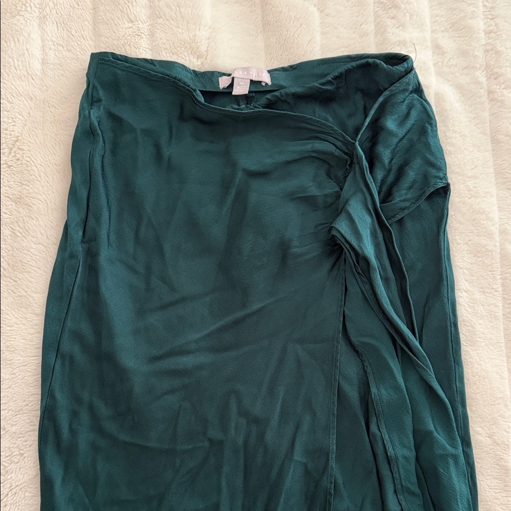 Chelsea28 Asymmetrical Teal Skirt